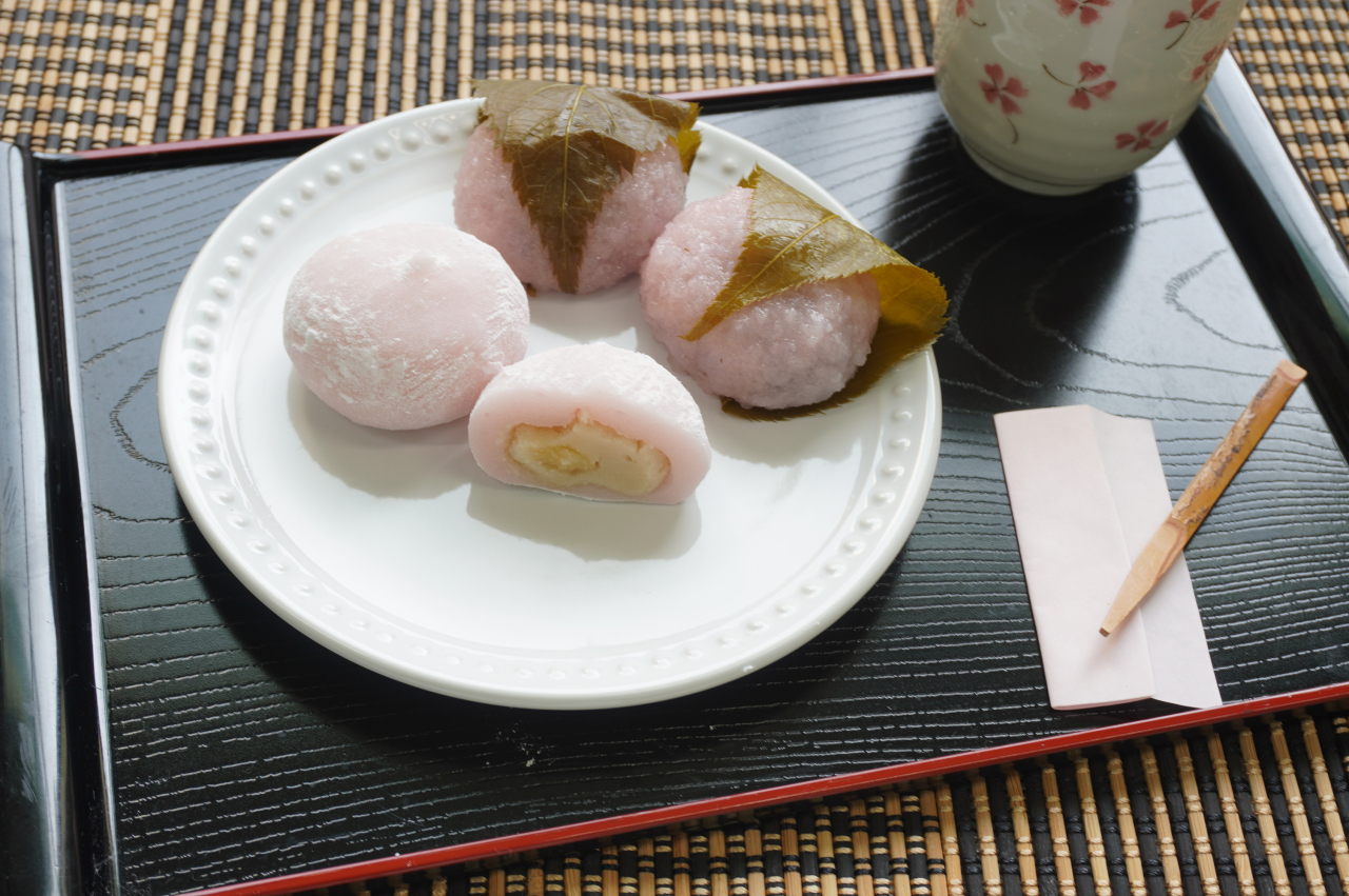 もも大福と桜餅